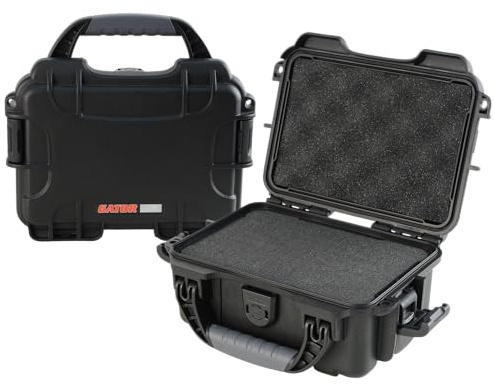Gator Cases Titan Series Waterproof Utility/Equipment Case with Diced Foam Insert, 7.4 x 4.9 x 3.1 (GU-0705-03-WPDF)
