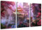 Fantasyworld 3-teilig auf Leinwand- Gesamtformat: 120x80 cm fertig gerahmte Kunstdruckbilder als Wandbild - Billiger als Ölbild oder Gemälde - KEIN Poster oder Plakat