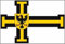 U24 Motorradflagge Deutscher Orden Hochmeister Fahne Flagge 20 x 30 cm