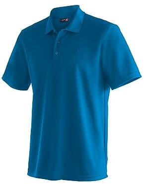 Maier Sports Ulrich, Herren Poloshirteichtes Piqué-Funktionspoloshirt für Wandern und Freizeit, dryprotec Technologie, Atmungsaktiv, NFC-Chip für einfaches Recycling