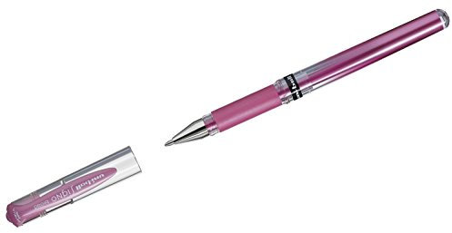 Faber-Castell 510364 Signo Broad UM-153 Lot de 1 Stylo-Roller à Encre Gel 1 mm Rose Métallique
