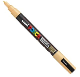 Uni-Ball Posca Fine Bullet Tip Marker - Light Orange
