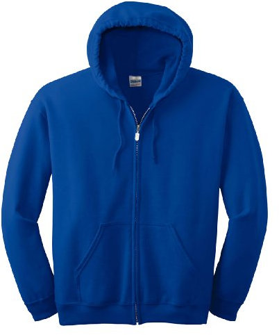 Gildan Heavy Blend Veste à capuche - Bleu - Xx-large