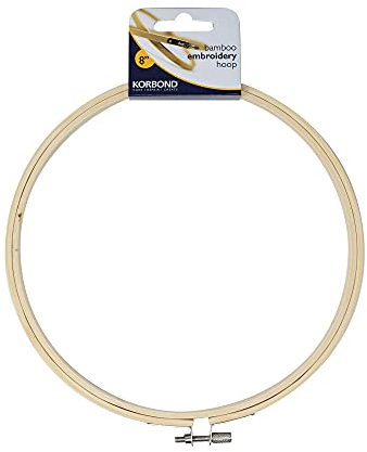 Korbond Stickrahmen 20 cm aus Holz, 8 Inch x 1