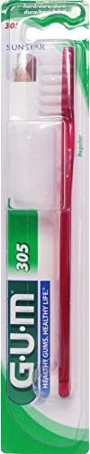 Gum Classic 305 reguläre harte Zahnbürste, 1 Stück