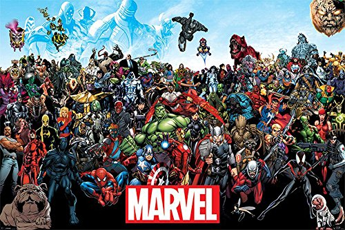 Marvel - Universe - Action Comic Poster Druck - Größe 91,5x61 cm