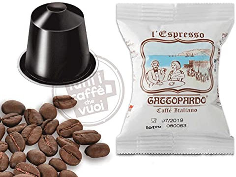 GATTOPARDO 100 Capsules Cafè - Blu - Comp. Nespresso - Gattopardo