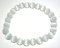 Potente braccialetto elastico rotondo in selenite, regalo di guarigione in cristallo, accessorio per la pace di moda
