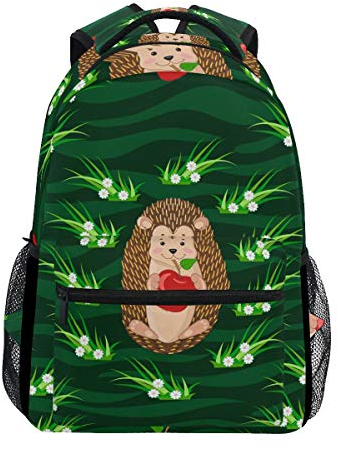 WowPrint Niedlicher Igel-Rucksack, B¨¹chertasche, Schulrucksack, Rucksack, Wandern, Reisen, Tagesrucksack