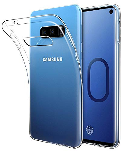 REY Coque Samsung Galaxy S10e, TPU Transparent en Silicone, Ultra Fine 0.33mm