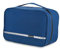 jiemei Trousse de toilette à suspendre imperméable, trousse de toilette de voyage pour homme et femme avec 4 compartiments, taille compacte, tissu super durable, bleu marine, L