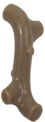 Petstages Hundekaustock - Liver Branch - Langlebiger Kauknochen Hund mit Echtholztextur - Kauholz Alternative mit echtem Lebergeschmack - Mittel