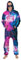 FANSU 3D Druck Unisex Jumpsuit, Herren Onepiece Jumpsuit Jogger Kapuzenpullover Strampelanzug Adult Strampler Nachtwäsche Sweatshirt Strampler Weich Nachtwäsche (Lila Sternenhimmel,L)