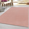 HomebyHome Kurzflor Teppich Läufer 300x400 (280 x 370 cm) Rosa - Modern Gabbeh-Look Teppich Extra Weich, Pflegeleicht und Langlebig - Ideal für Wohnzimmer, Schlafzimmer und Esszimmer