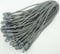 20 Stück Spannfix Planenspanner 18 cm, Ø 4 mm Grau - Spanngummi Expander mit Haken (20 Stück, Grau)