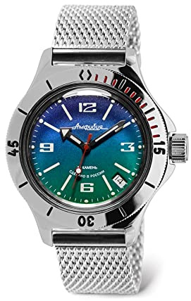 VOSTOK Amphibia 120848 Automatik-Armbanduhr mit Selbstaufzug, Mailand, Taucher