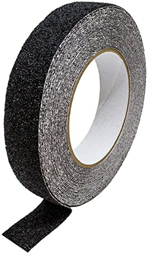 Lumonic 10m Nastro antiscivolo Autoadesivo 25mm nero Antiscivolo Striscia Nastro adesivo 650µm