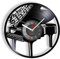 Smotly Vinyl Wanduhr Klavier - Geschnitzte Uhr Geschenk für Klaviermusikliebhaber