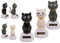 Out of the blue Solar Katze Wackelfigur Solarfigur, Wackelkopffigur, Bewegliche Figur Kitten