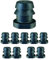 Magazzini GM TAPPO, Raccordi per Sistema di irrigazione Tubo Ala gocciolante,disponibili anche Manicotto,Tee,Valvola,Presa a Staffa,Gomito,Gancio, Picchetto, per Tubi da 16mm (10,Tappo)