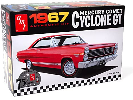 AMT 1386 1967 Mercury Comet Cyclone GT 1:25 Model Kit