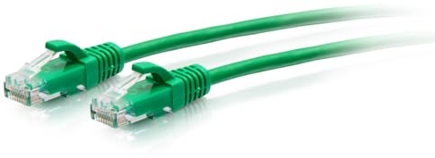 C2G Cavo Ethernet CAT6A extra flessibile da 4,5 m, ideale per l'uso con router, modem, Internet, Wifi box, Xbox, PS5, Smart TV, Sky Q, telecamera IP. Offre velocità Internet ultra veloci. VERDE