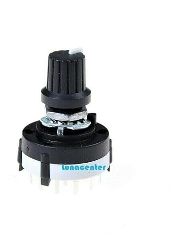 Interruptor Conmutador Rotativo - 3 Circuitos - 4 Posiciones - Selector