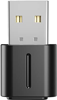 ZIOCOM Bluetooth Audio Adapter for PS5/PS4/PC/Laptop, Wireless USB Audio Dongle with aptX Low Latency, aptX HD for Bluetooth Headphones Speakers(Not for Keyboard/Mouse/TV)