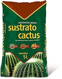 Sustrato Suculentas PREMIUM Envase 5L de Suelo para Cactus y Suculentas