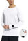 baleaf Herren UPF 50+ Sonnenschutz-Shirts Zip-Taschen UV SPF Kleidung Leichtes Langarmhemd Rash Guard Schnelltrockend Weiß XL