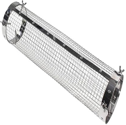 Milageto Chimney Spark Arrestor Screen Chimney Tube Screen Chimney Anti Scalding Net for Camping Wood Log Burning Burner