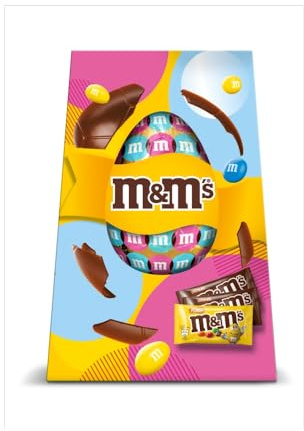M&M's Milk Chocolate & Peanut Extra Large Easter Egg 210g