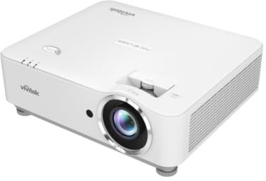 Vivitek DH3665ZN videoproiettore Proiettore a raggio standard 4500 ANSI lumen DLP 1080p [1920x1080] Bianco (DH3665ZN 4,500 ANSI 1080p Laser Projector with NovoConnect)
