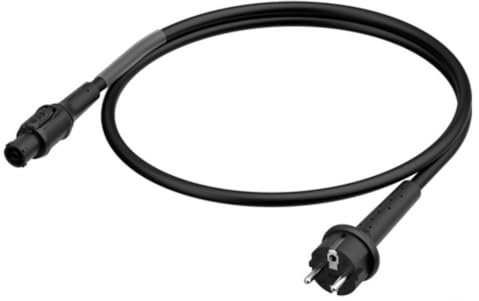 Neutrik 1028916 Strom Anschlusskabel Schwarz 3 m