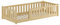 Erst-Holz®Baby-Bett, Holzbett 90x200 mit Rundumsicherung Kiefer Natur lackiert V-60.77-09Rollrost inkl.