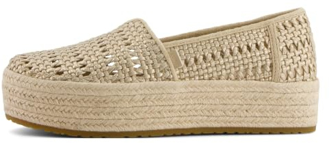 TOMS Damen Champagne Metallic Leather Basket WeaveSneaker