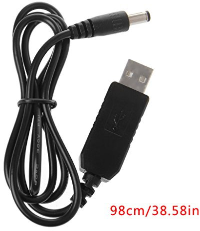 Mirco - Cable de carga USB para fuente de alimentación, linterna para lámpara de cabeza, linterna y linterna recargable 18650