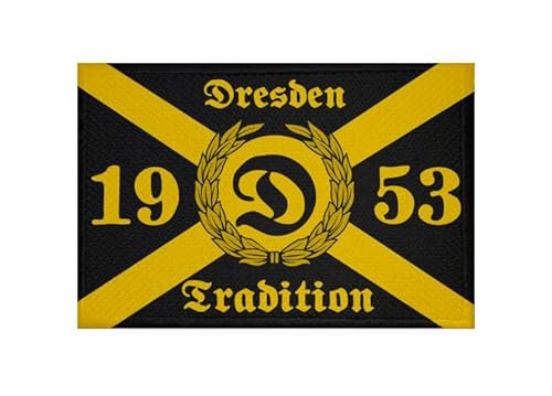 U24 Aufnäher Dresden Tradition 1953 Aufbügler Patch 9 x 6 cm