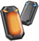 Handwärmer Elektrisch 2er Set, 3 Heizstufen Taschenwärmer Elektrisch Mit 6000mAh, Tragbaren Hand Warmers Rechargeable, USB Handwärmer Aufladbar Mit Akku, Geschenkideen Weihnachten Outdoor Gadget