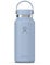 HYDRO FLASK - Wide Mouth Trinkflasche 946ml (32 oz) - Isolierte Wasserflasche aus Edelstahl - Sportflasche mit auslaufsicherem Flex Cap-Deckel & Gurt - Thermoflasche Spülmaschinenfest - Surf