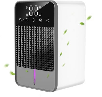 Jialexin Dehumidifiers For Home| Energy-Saving Electric Moisture Absorber| 1.5l Small Dehumidifier For Bedroom Bathroom, Wardrobe, RV| Portable Dehumidifier And Air Purifier