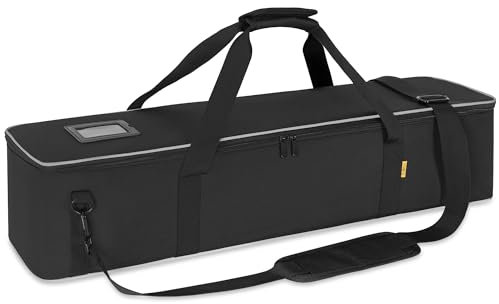 OUUTMEE stativtasche stativtragetasche, 80x20x20cm strapazierfähige Nylontasche mit Schulterriemen und Griffen, gepolsterte Tragetasche