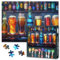 Getränke-Puzzles für Erwachsene, schwieriges Familienpuzzle, Lernspiele, Heimdekoration, Bierflaschen-Thema, herausfordernde Puzzles für Erwachsene, Männer und Frauen, Geschenk (69,8 x 50 cm)