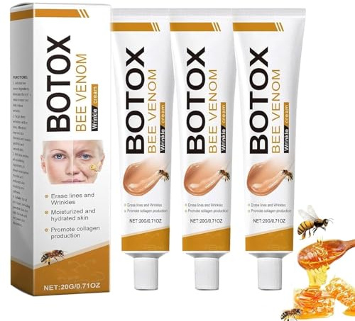 Bienengift Anti-Falten-Creme,2025 New Bienengift 𝘾𝙧𝙚𝙢𝙚 Gesicht 𝘽𝙞𝙚𝙣𝙚𝙣𝙜𝙞𝙛𝙩-Faltenentfernungscreme 𝘽𝙞𝙚𝙣𝙚𝙣𝙜𝙞𝙛𝙩 Anti-Falten-𝘾𝙧𝙚𝙢𝙚 Macht Den Teint Strahlender (3)