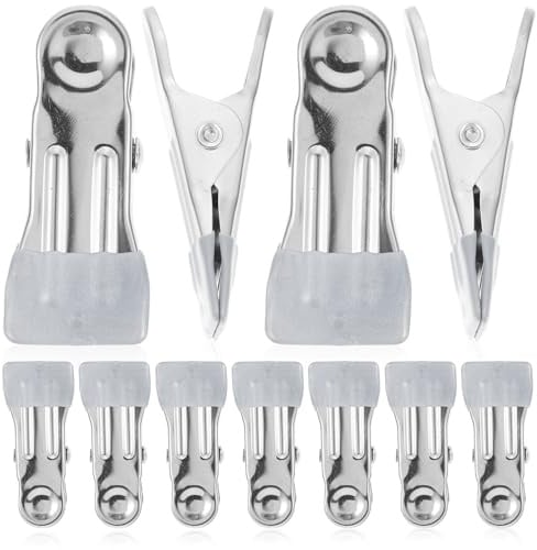 Levemolo 30 pièces Lot de Clips Acier Inoxydable pour Couverture Piscine Hiver Fixation Antivent et Facile à Installer pour Bâches Rideaux et Tissus