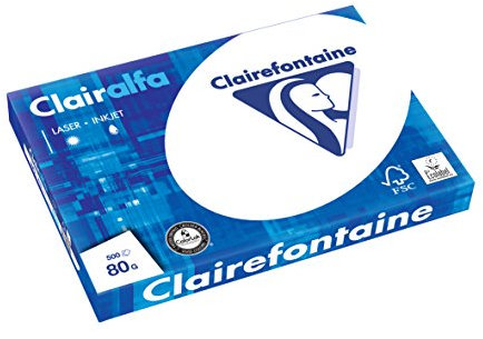 Clairefontaine Kopierpapier Clairalfa/1969C DIN A3 weiß 80 g/qm Inh.500