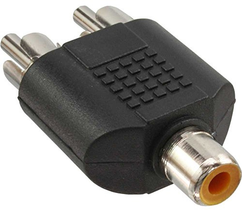 InLine Audio Adapter, Cinch Buchse an 2x Cinch Stecker