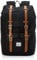 Herschel Retreat Classics Rucksack Unisex, Schwarz/Tan, Einheitsgröße