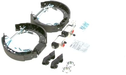 BOSCH Jeu de mâchoires de frein 0204114613 | Compatible avec: CITROËN C2, C3 I, C3 Pluriel, PEUGEOT 1007