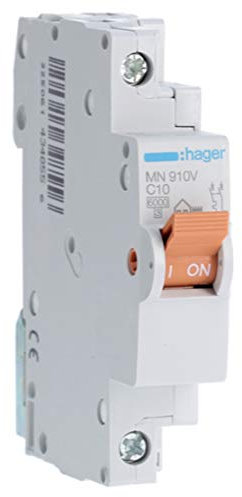 Hager MN910V Interruptor automático magnetotérmico, Blanco